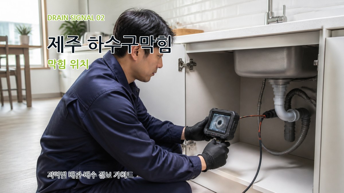 제주 하수구막힘 막힘 위치