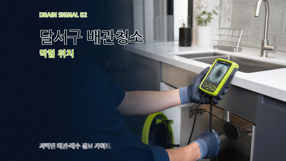 달서구 배관청소 막힘 위치