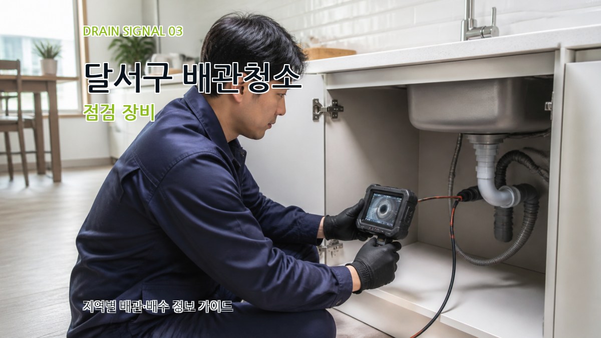 달서구 배관청소 점검 장비