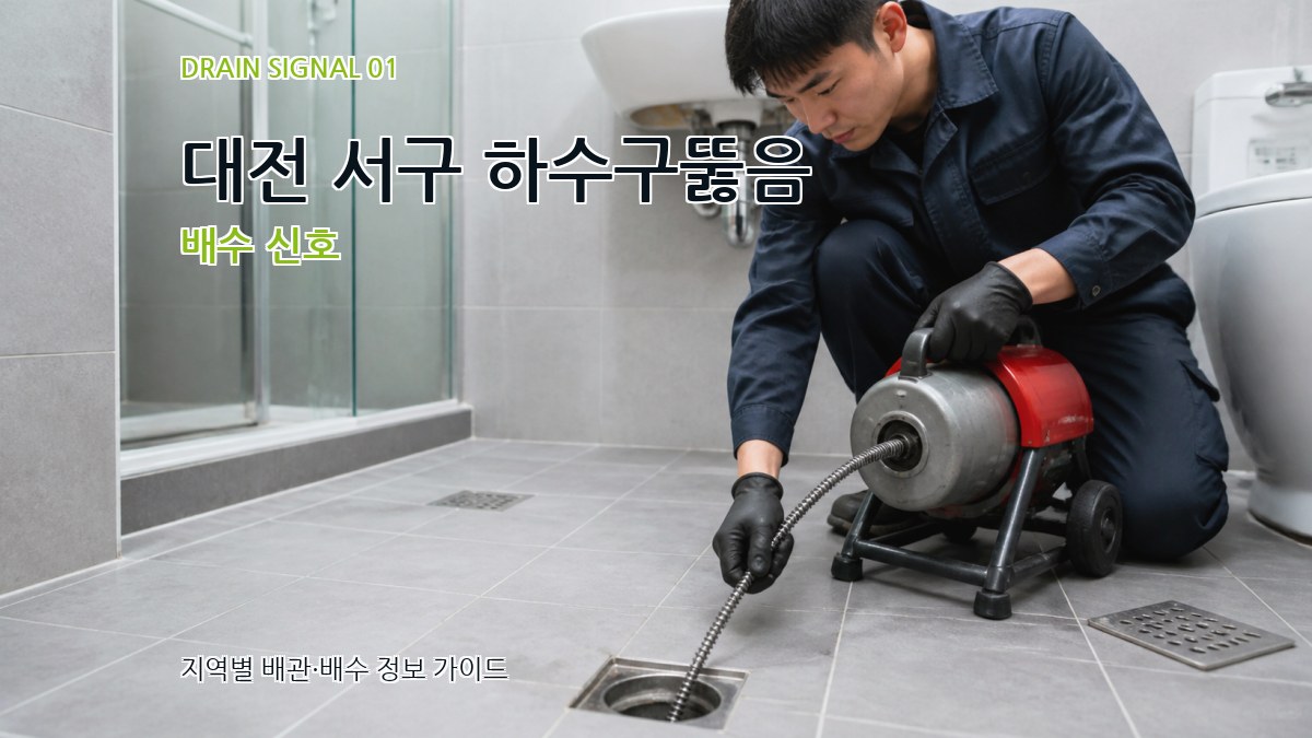대전 서구 하수구뚫음