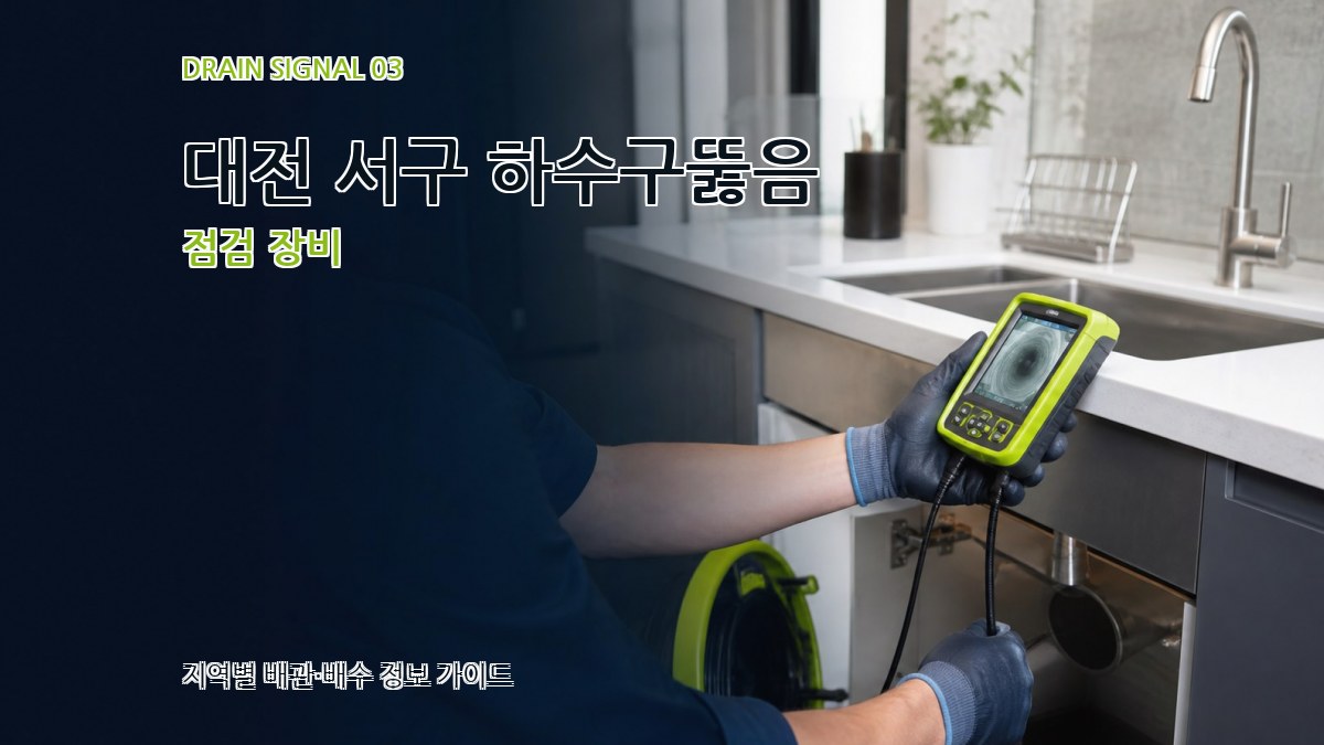 대전 서구 하수구뚫음 점검 장비