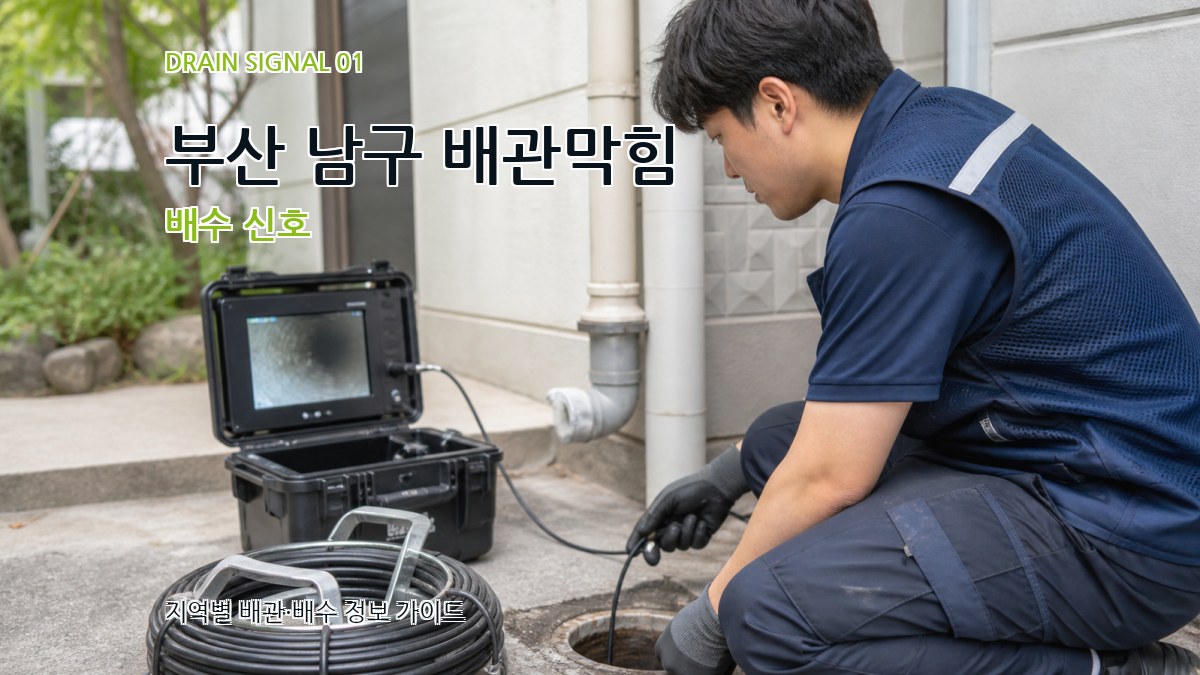 부산 남구 배관막힘