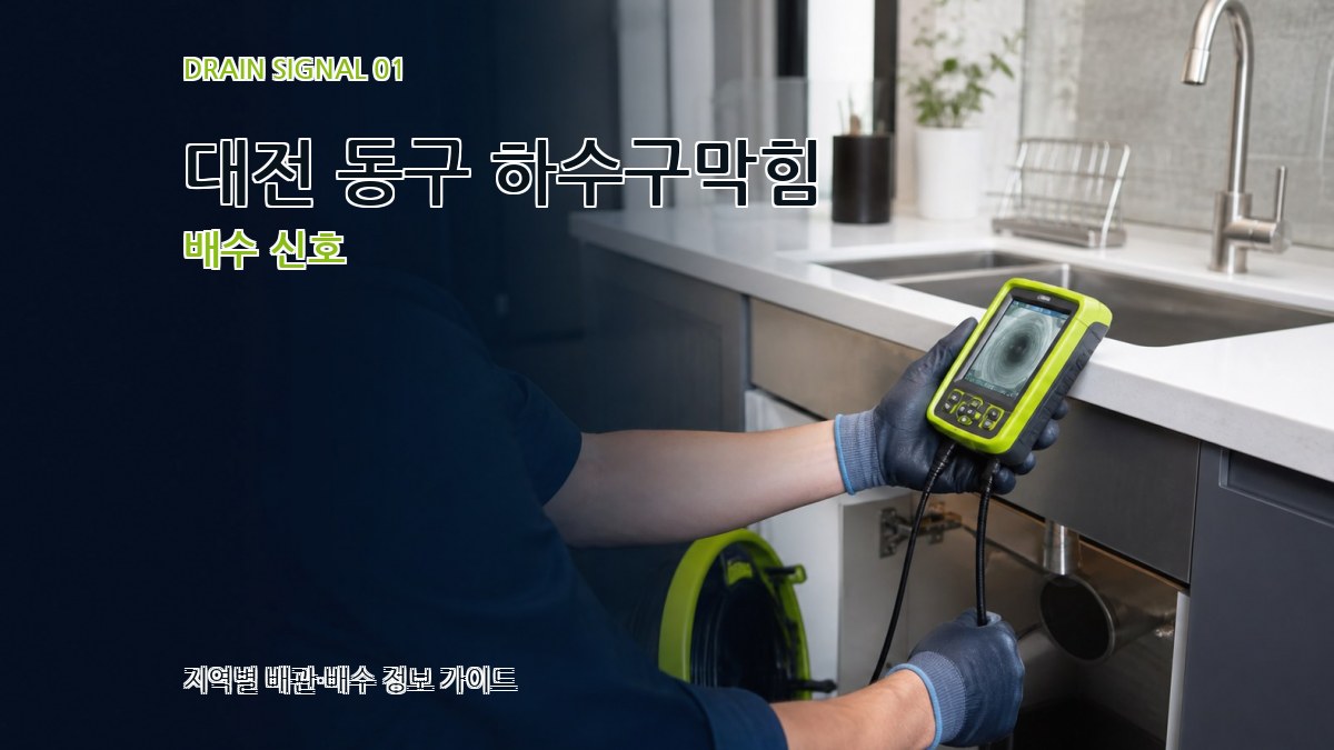 대전 동구 하수구막힘