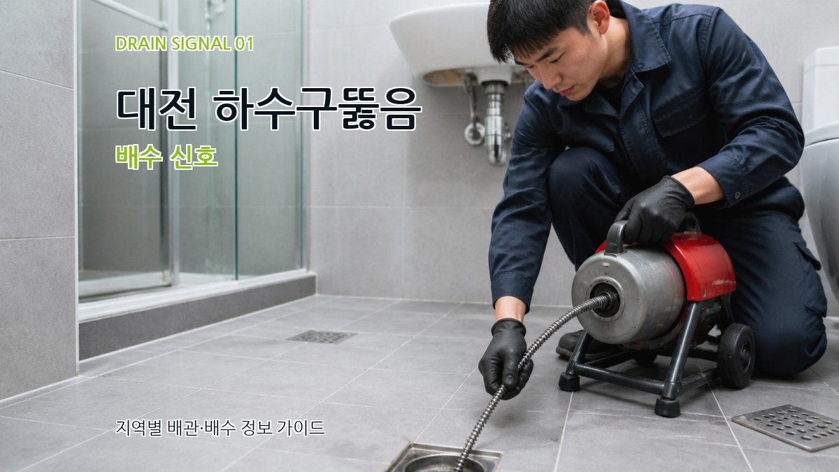 대전 하수구뚫음