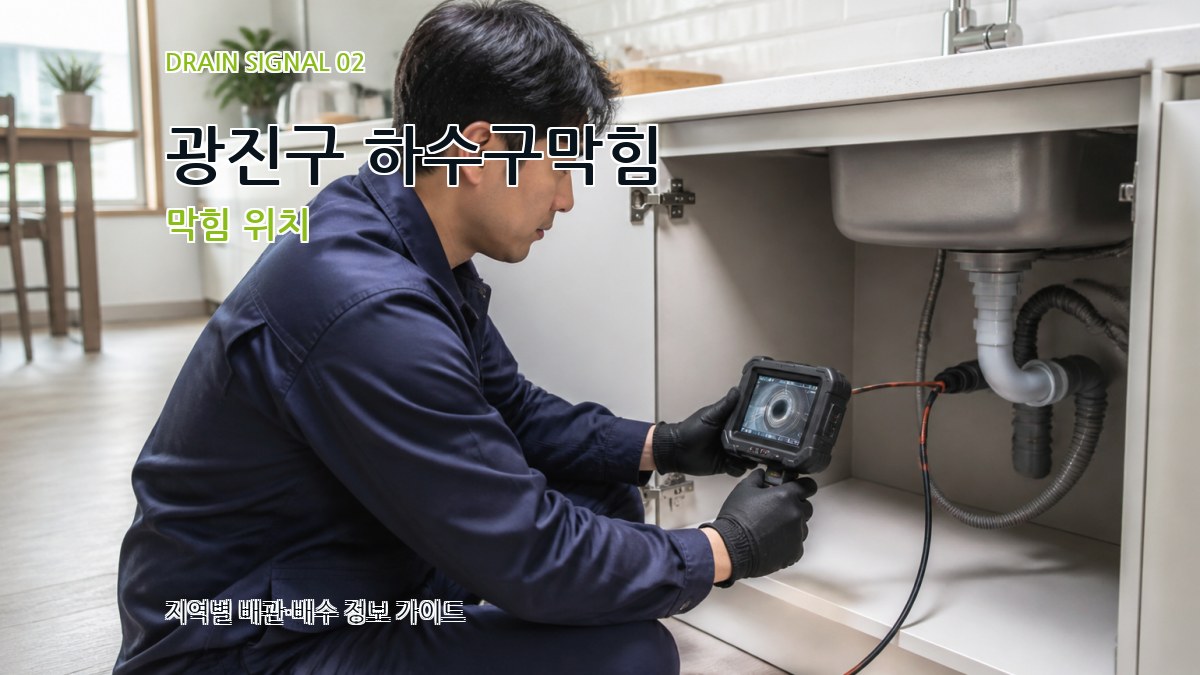 광진구 하수구막힘 막힘 위치