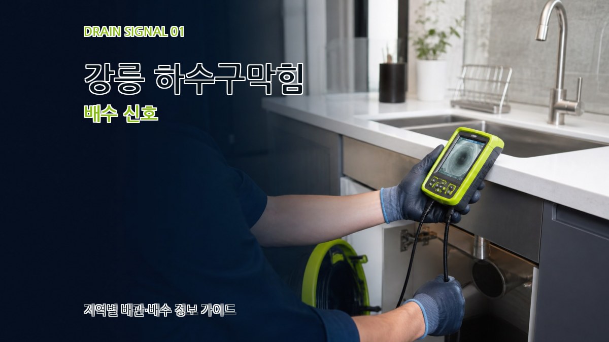 강릉 하수구막힘