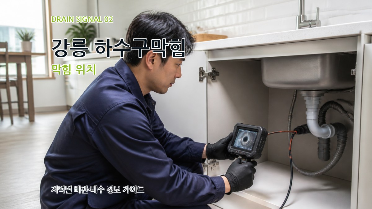 강릉 하수구막힘 막힘 위치