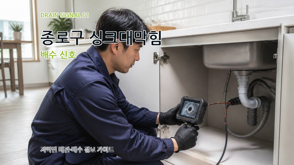 종로구 싱크대막힘
