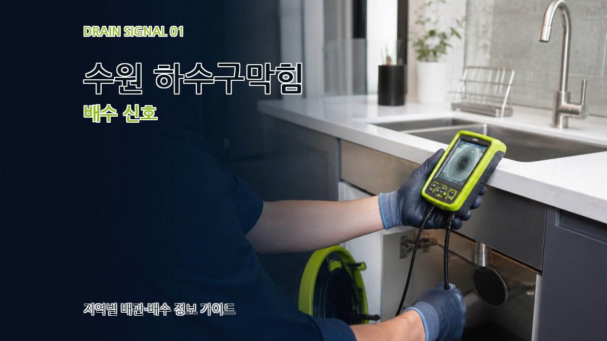 수원 하수구막힘