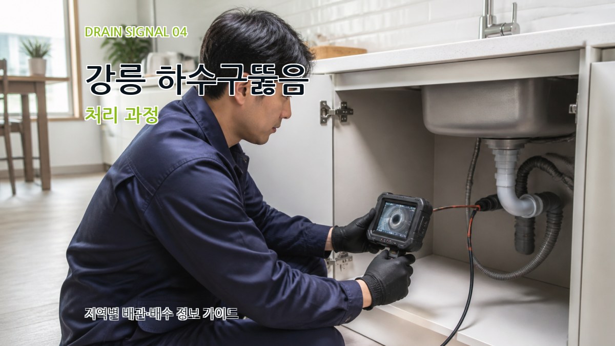 강릉 하수구뚫음 처리 과정