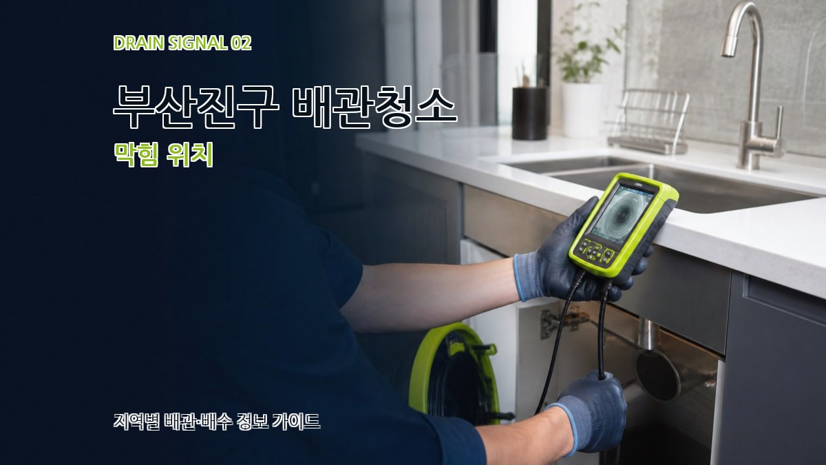 부산진구 배관청소 막힘 위치