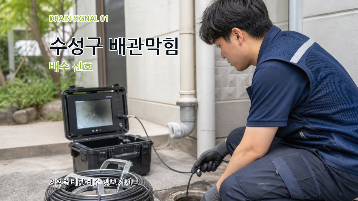 수성구 배관막힘