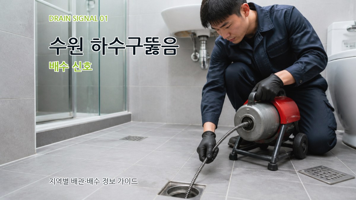 수원 하수구뚫음