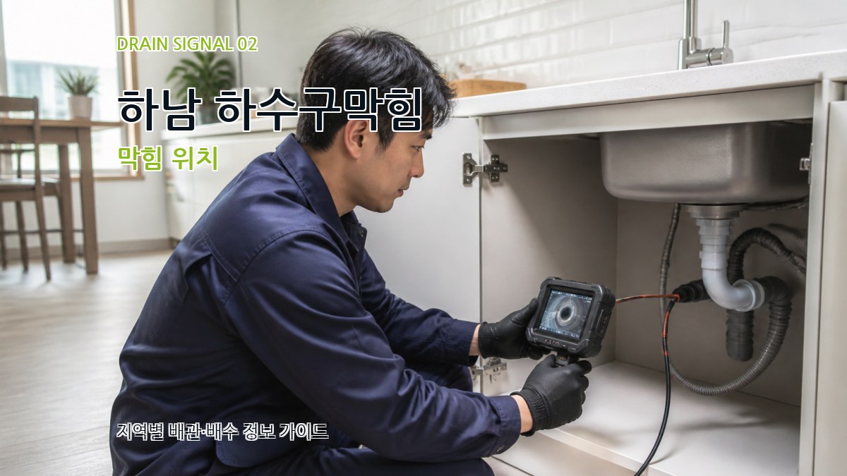 하남 하수구막힘 막힘 위치