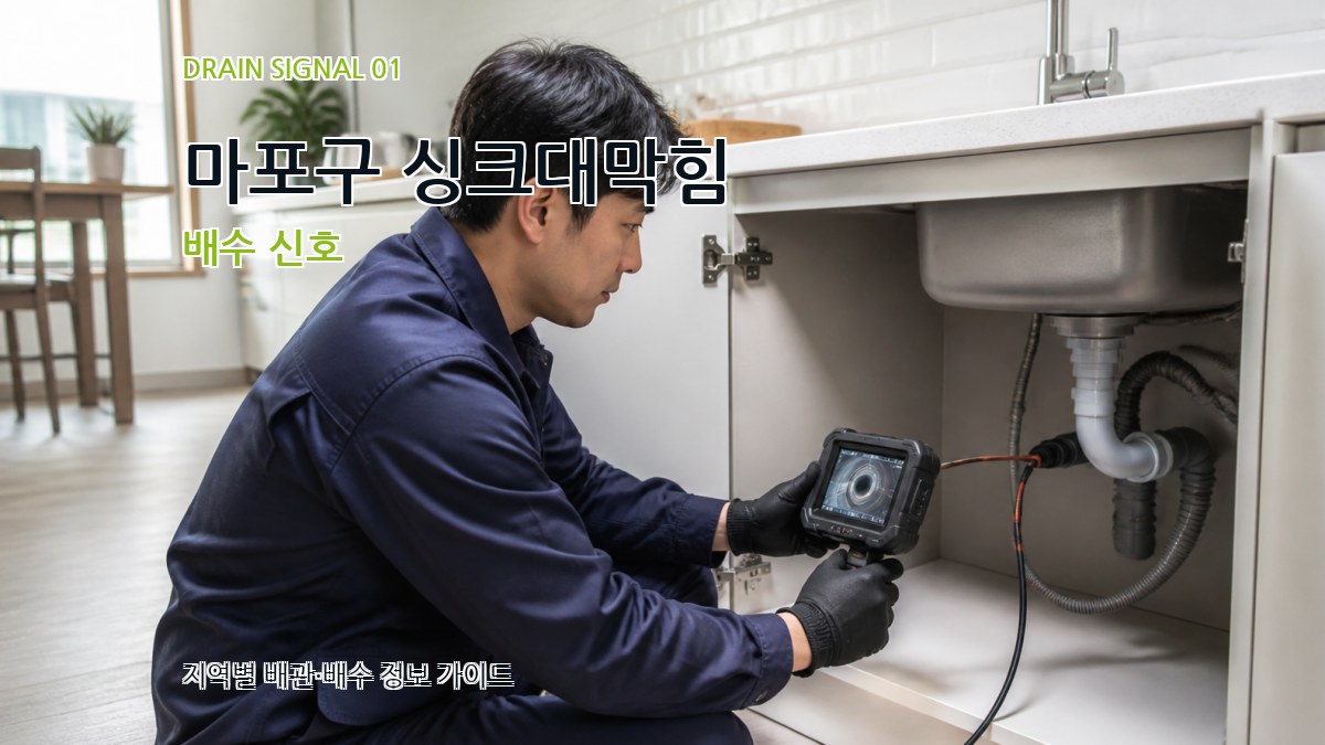 마포구 싱크대막힘