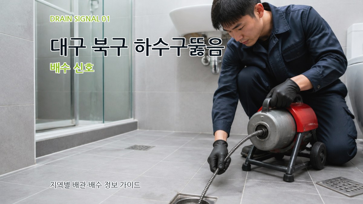 대구 북구 하수구뚫음