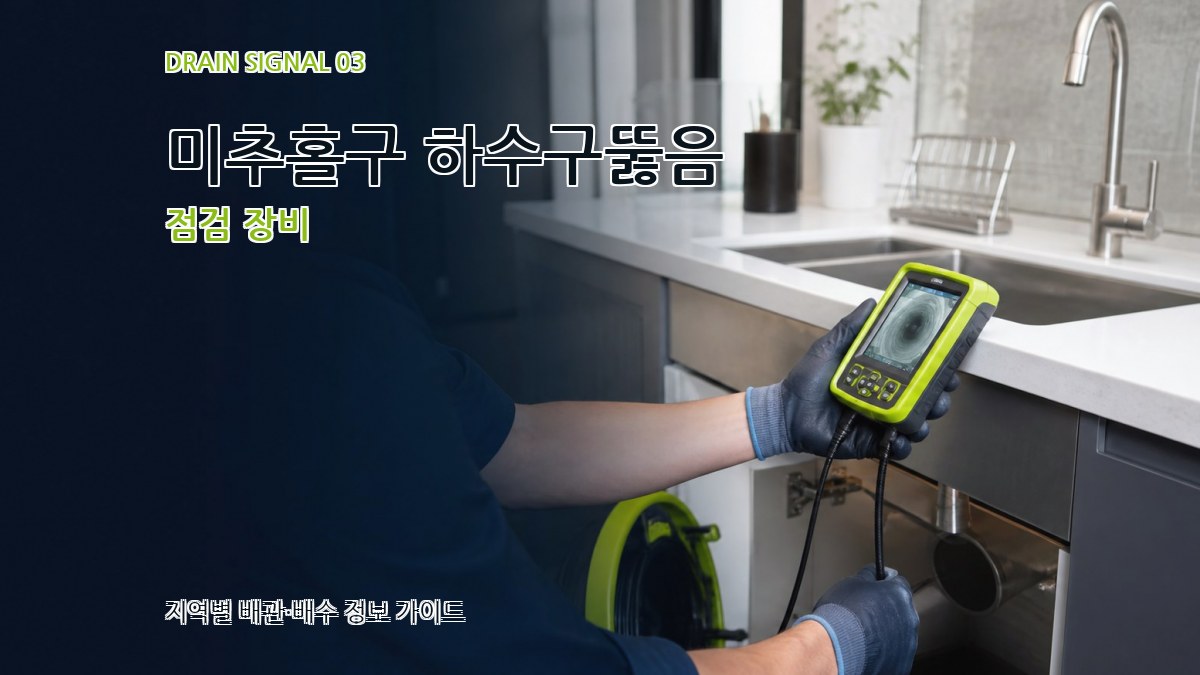 미추홀구 하수구뚫음 점검 장비