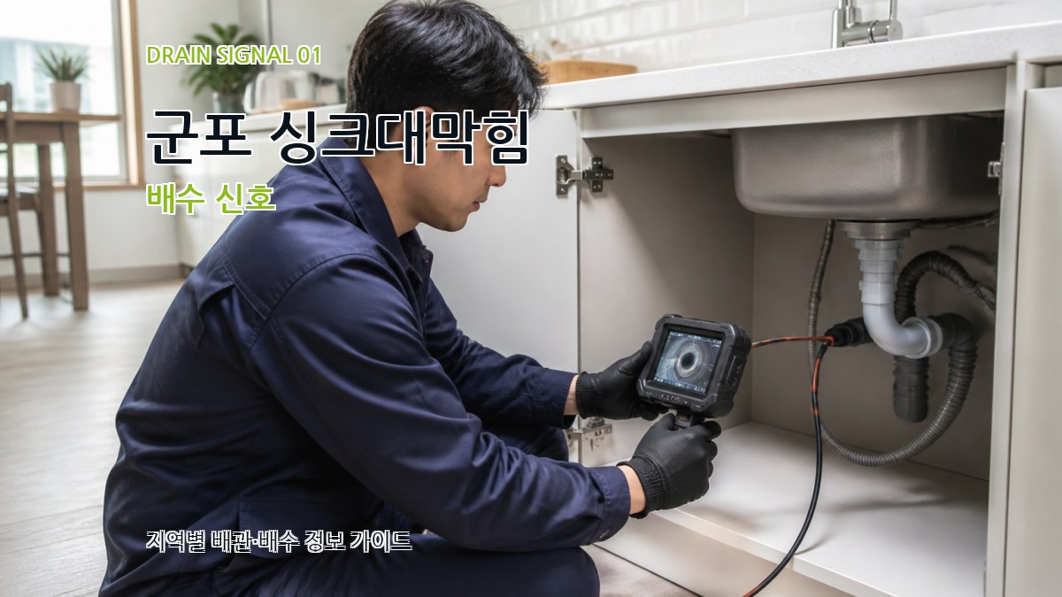 군포 싱크대막힘
