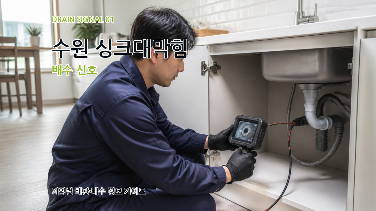 수원 싱크대막힘