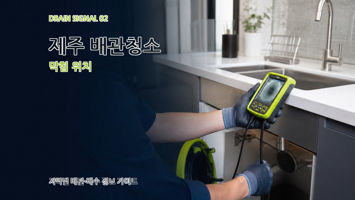 제주 배관청소 막힘 위치