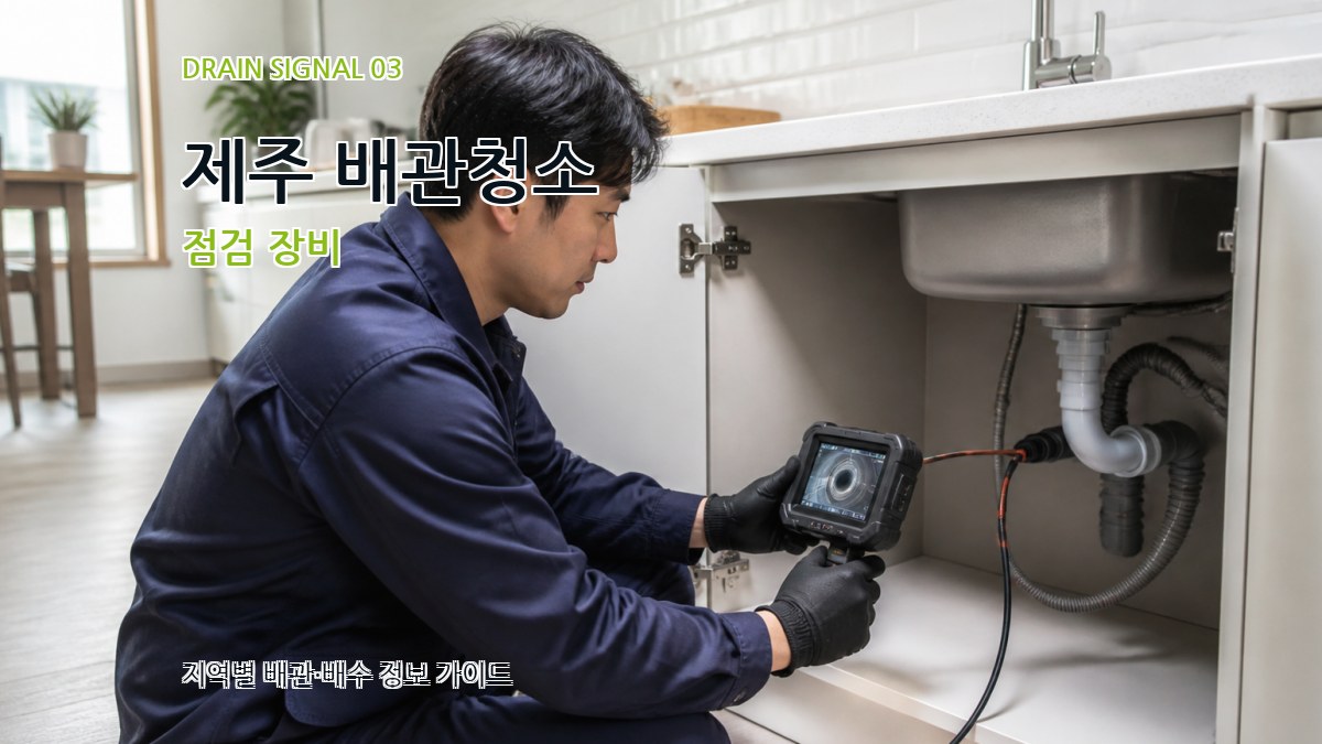 제주 배관청소 점검 장비