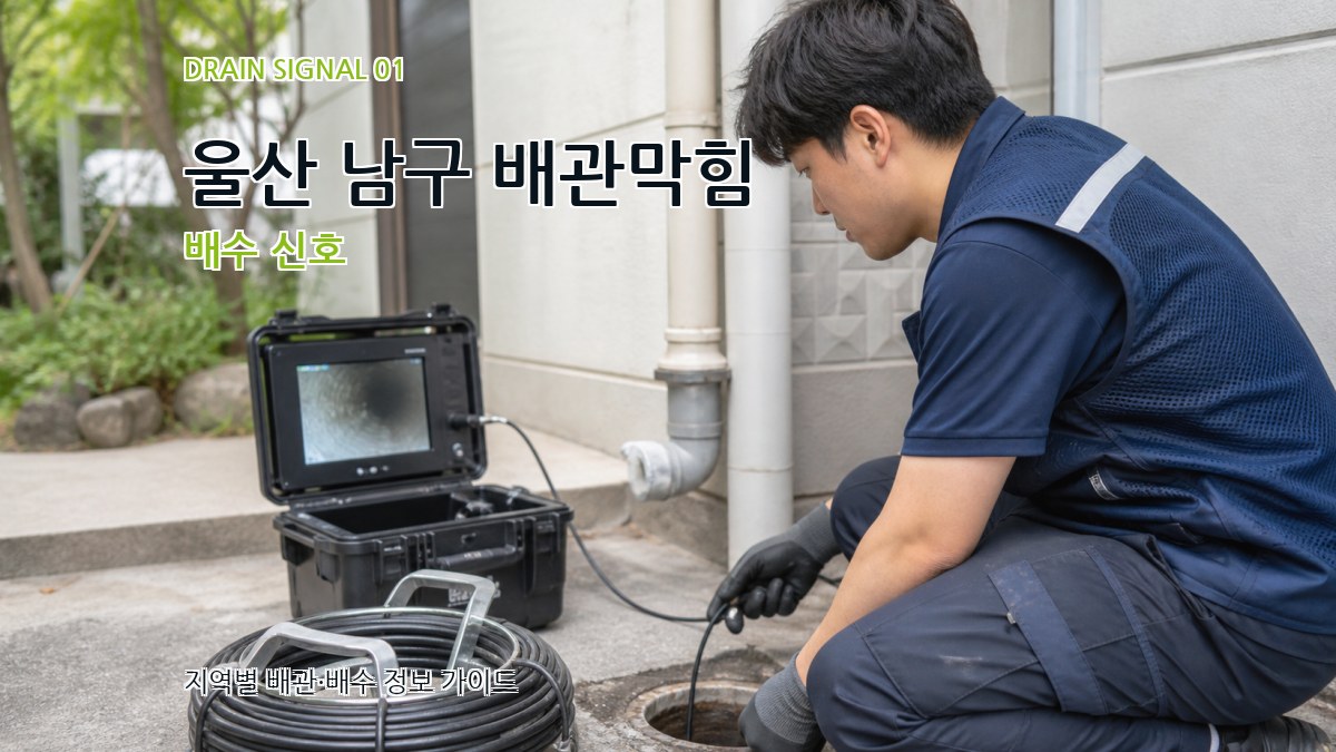 울산 남구 배관막힘