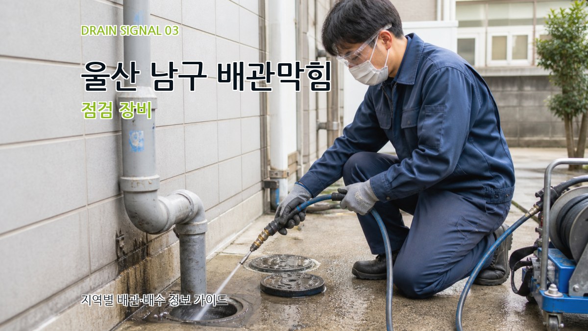 울산 남구 배관막힘 점검 장비
