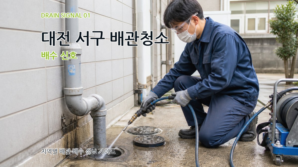 대전 서구 배관청소