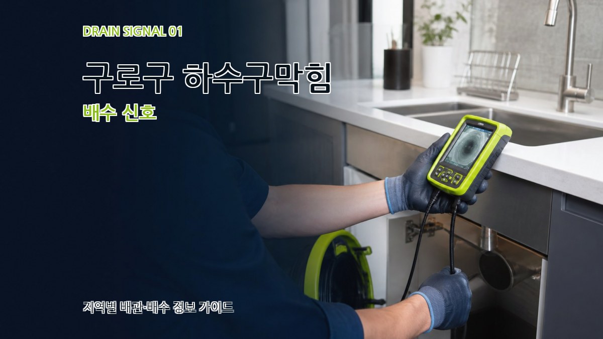 구로구 하수구막힘