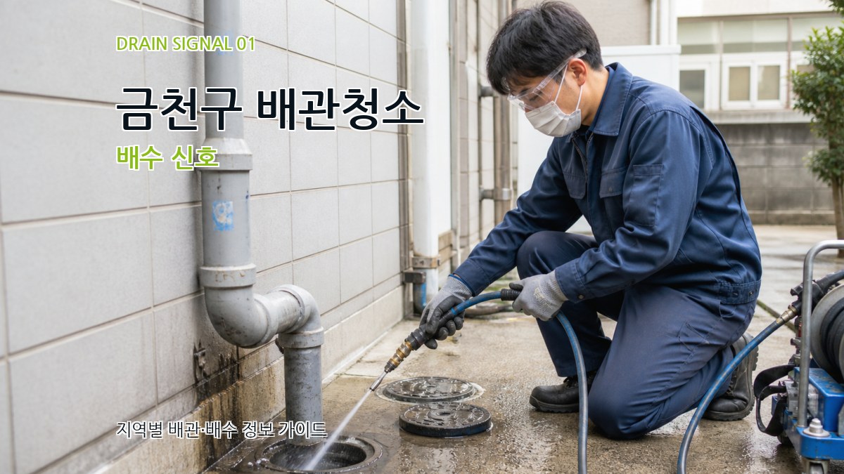 금천구 배관청소