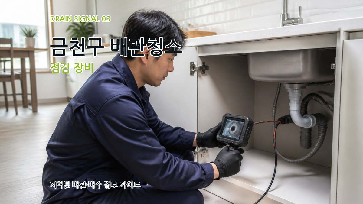 금천구 배관청소 점검 장비
