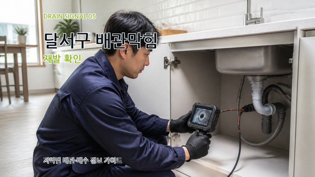 달서구 배관막힘 재발 확인
