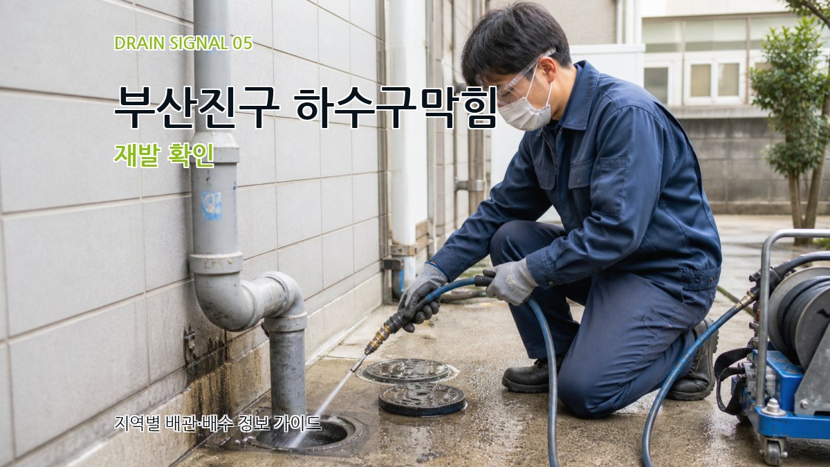 부산진구 하수구막힘 재발 확인