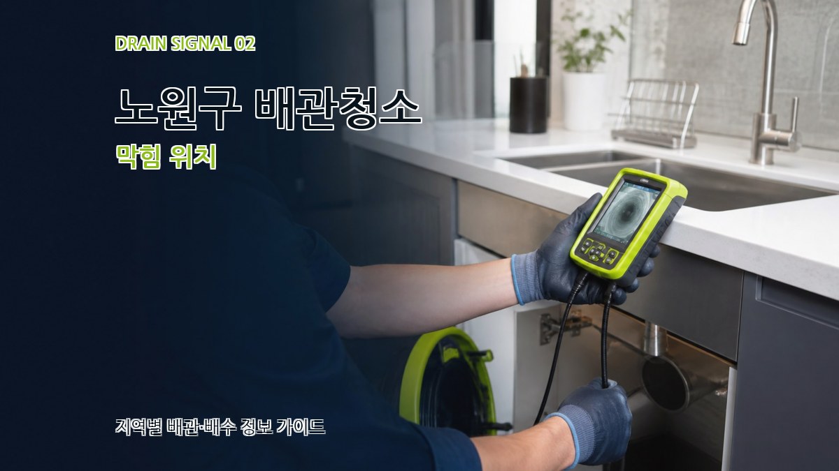 노원구 배관청소 막힘 위치