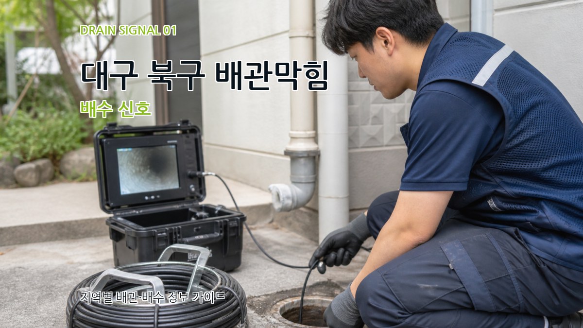 대구 북구 배관막힘