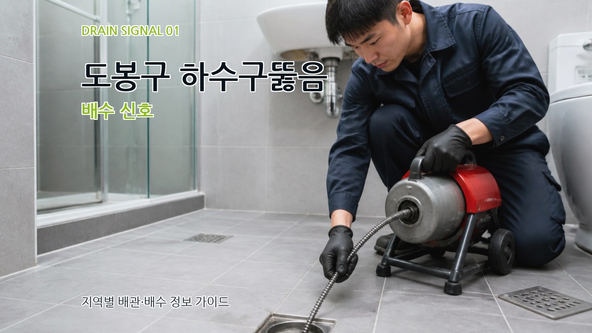 도봉구 하수구뚫음