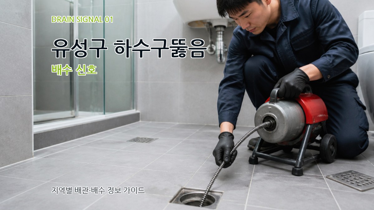 유성구 하수구뚫음