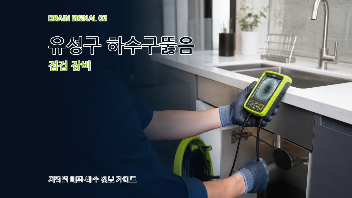유성구 하수구뚫음 점검 장비