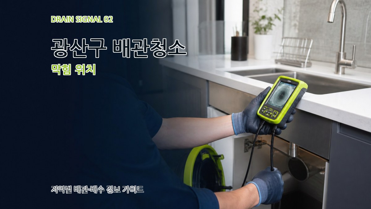 광산구 배관청소 막힘 위치