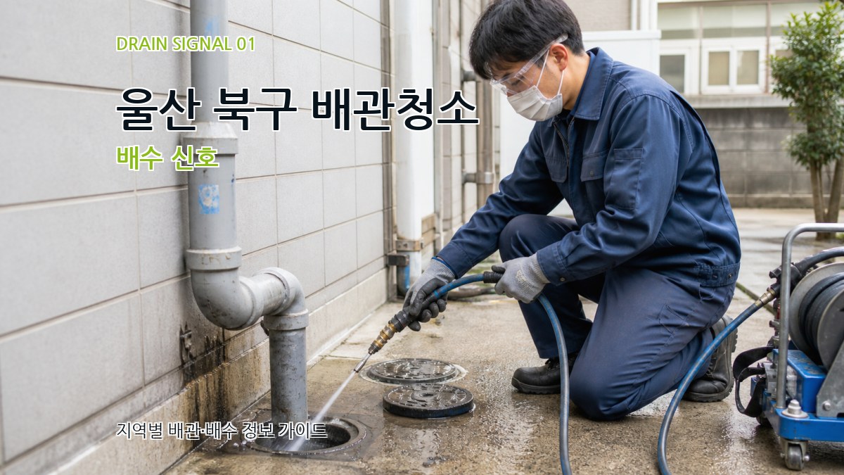 울산 북구 배관청소