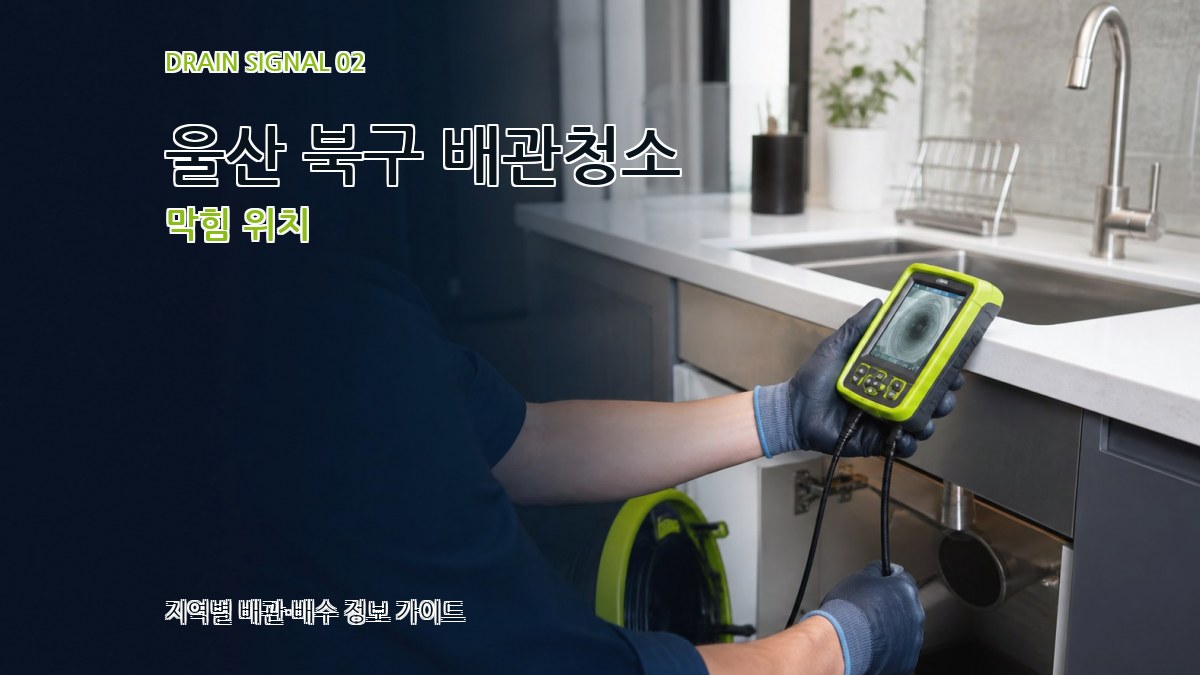 울산 북구 배관청소 막힘 위치