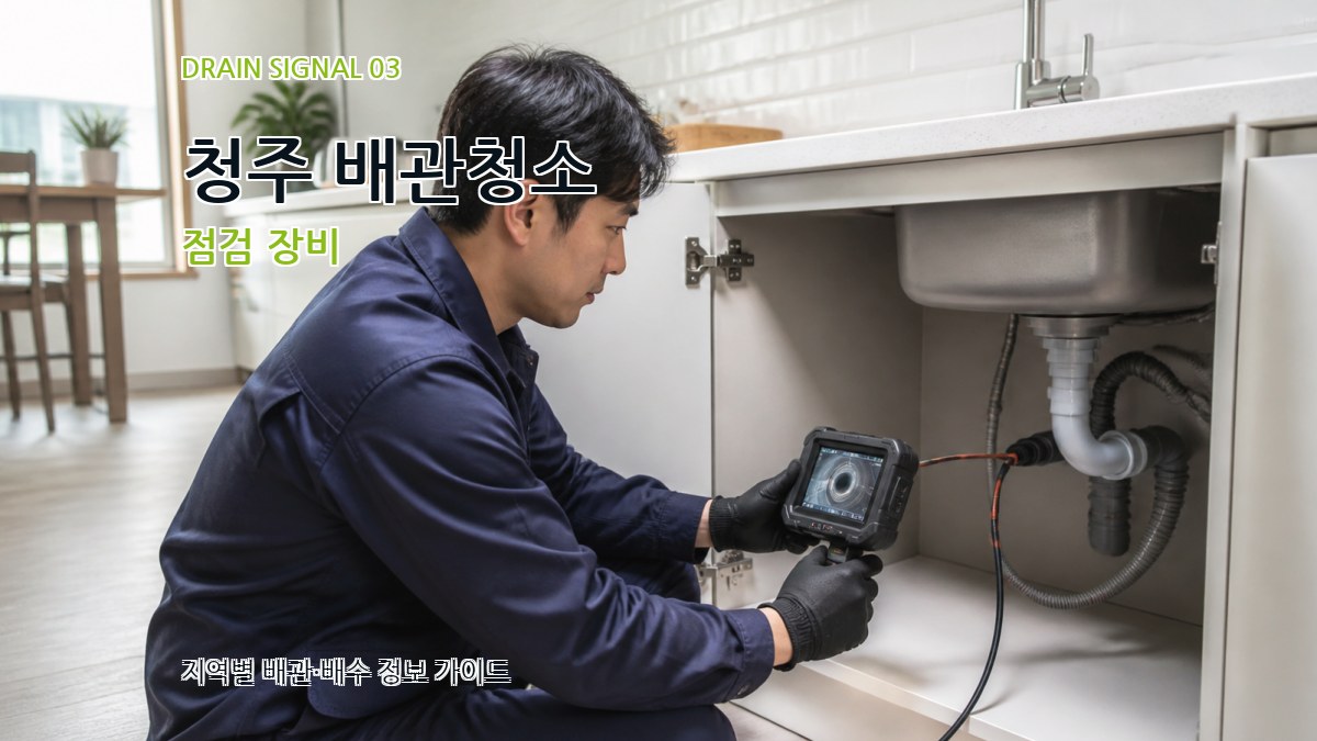 청주 배관청소 점검 장비