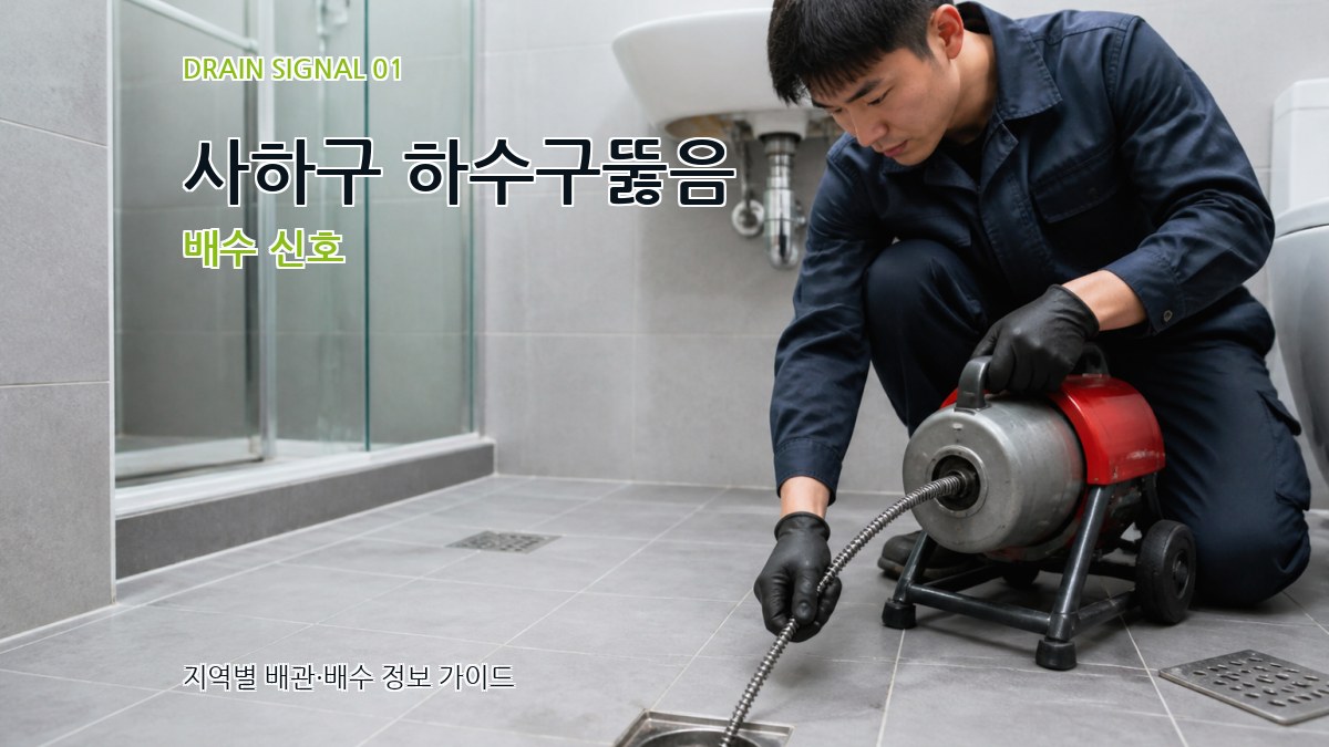 사하구 하수구뚫음