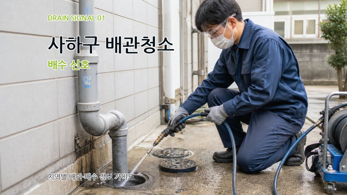 사하구 배관청소
