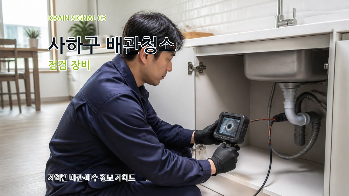 사하구 배관청소 점검 장비