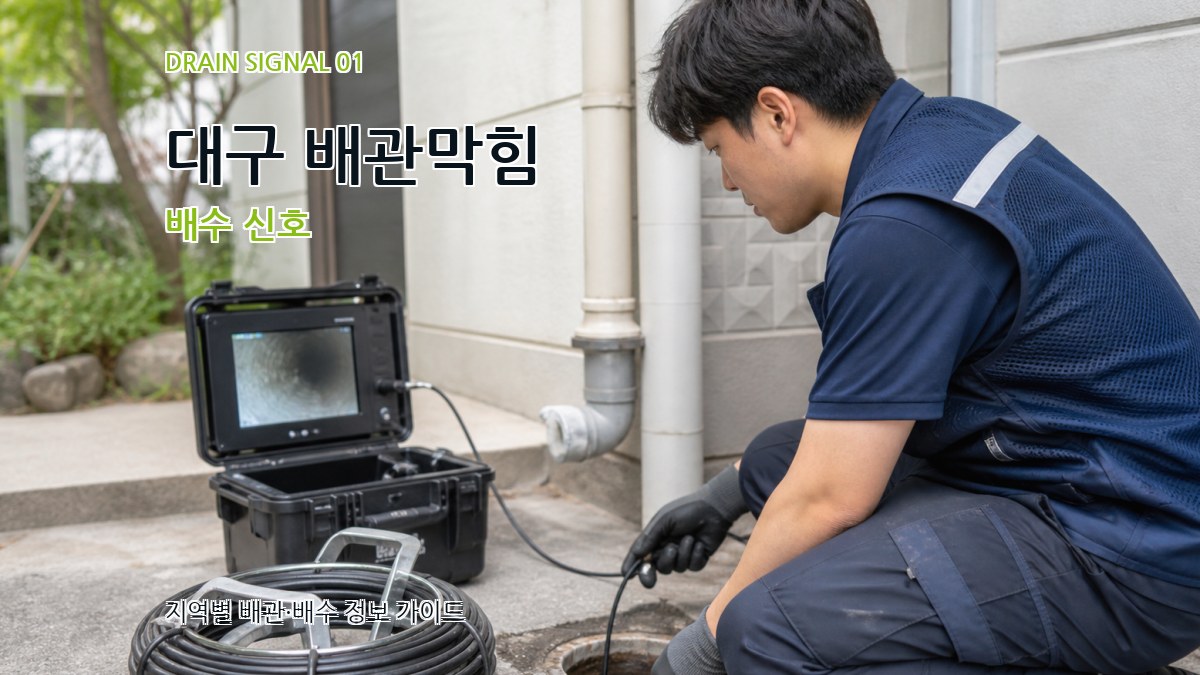 대구 배관막힘
