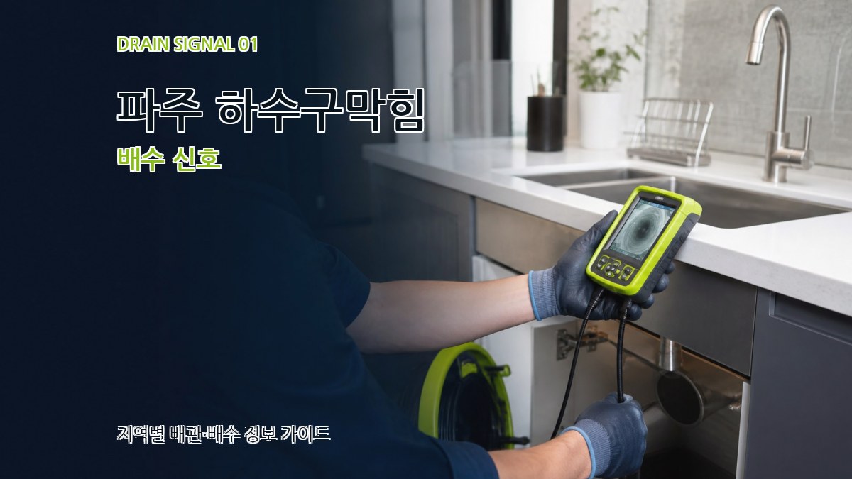 파주 하수구막힘