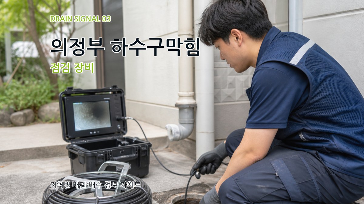 의정부 하수구막힘 점검 장비