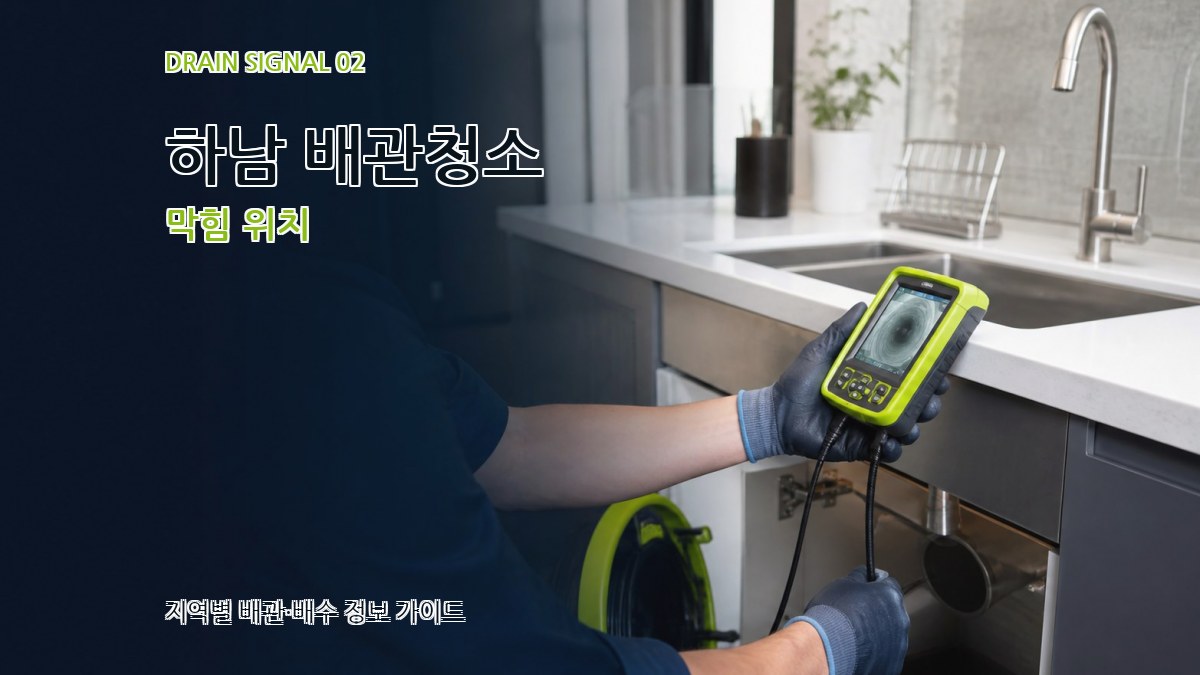 하남 배관청소 막힘 위치