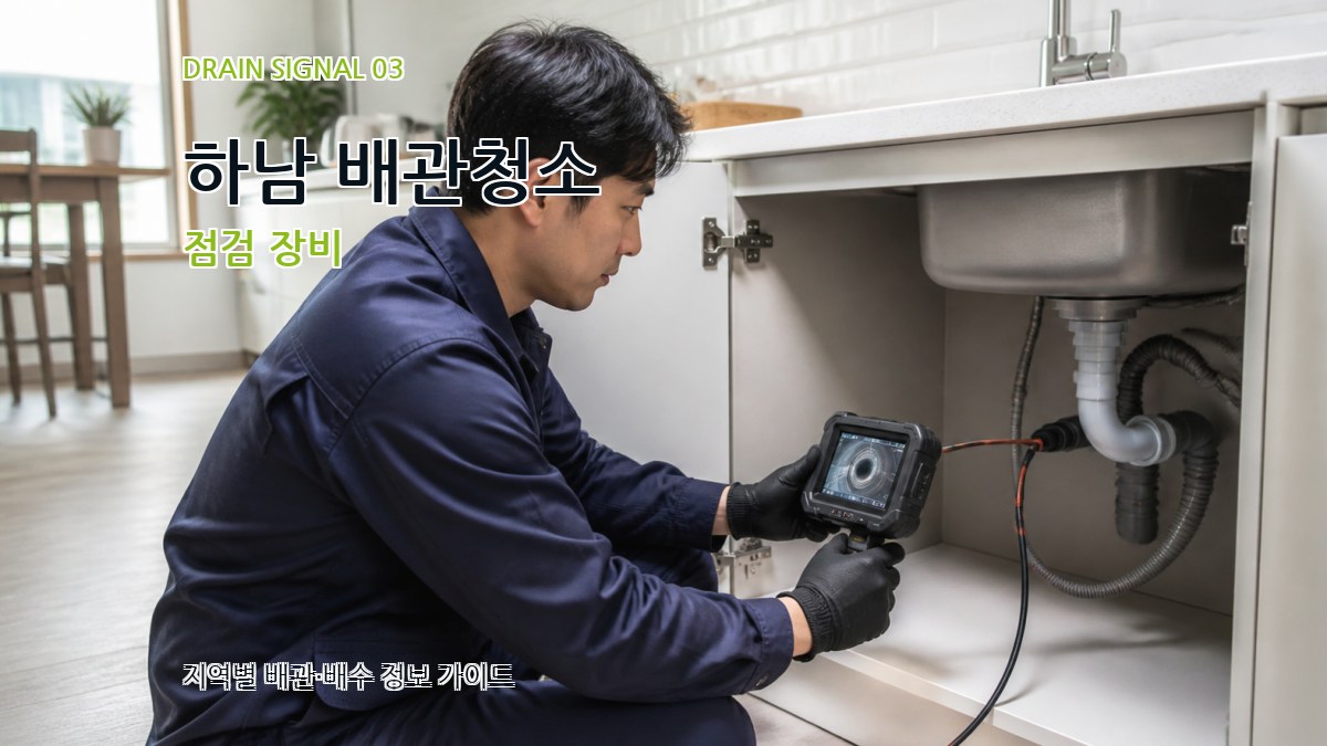하남 배관청소 점검 장비